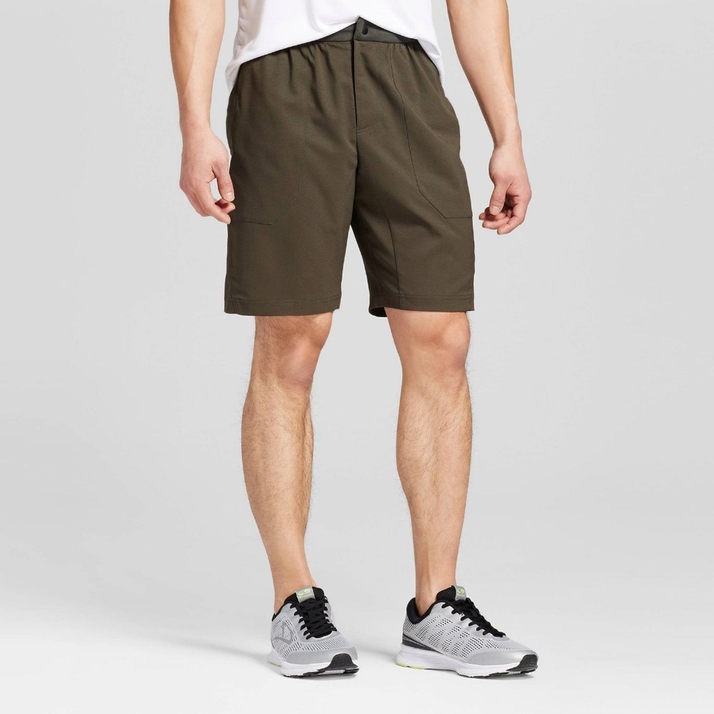 New Champion DuoDry Green Elastic Waist Shorts